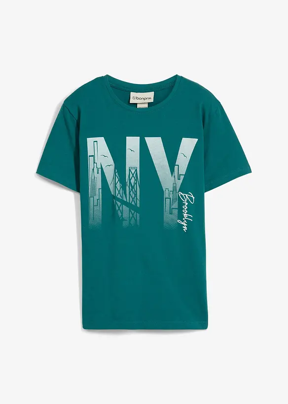 T-shirt i ren ekologisk bomull f&ouml;r barn, bonprix