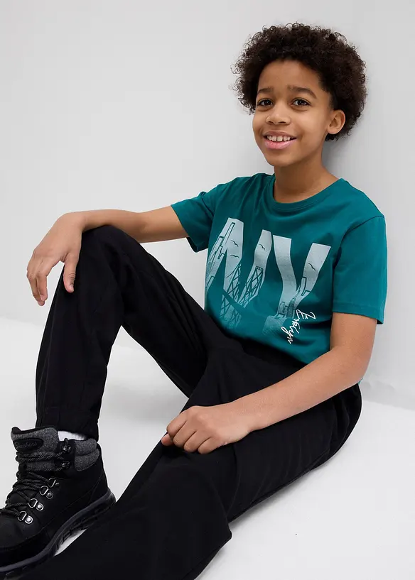 T-shirt i ren ekologisk bomull f&ouml;r barn, bonprix