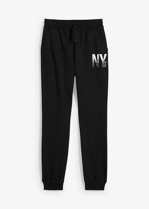 Joggingbyxa för barn i mjuk bomullsmix, bonprix