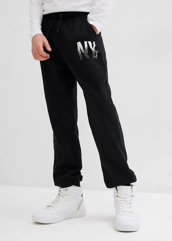 Joggingbyxa för barn i mjuk bomullsmix, bonprix