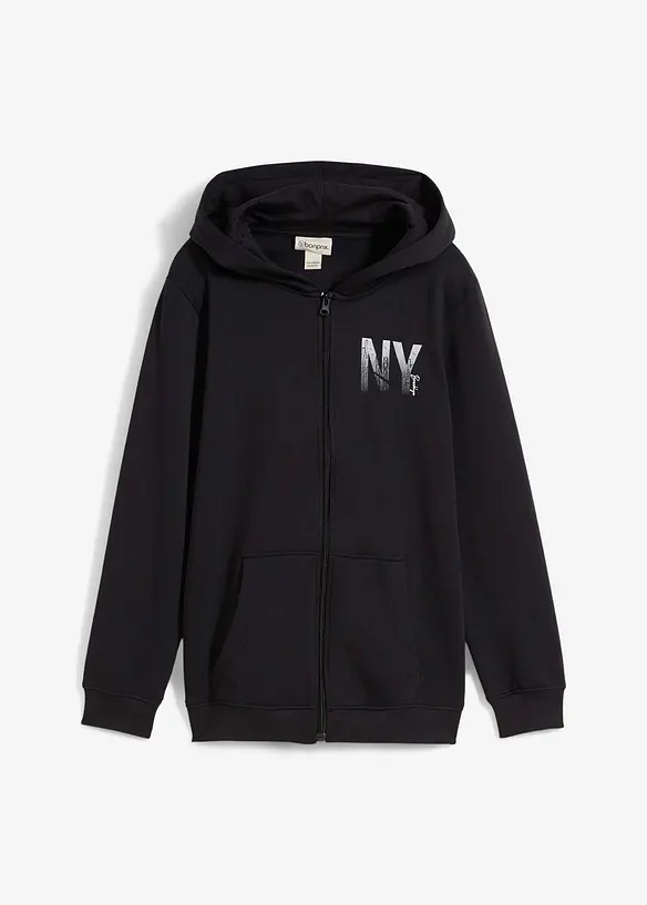 Munkjacka i mjuk bomullsmix f&ouml;r barn, bonprix