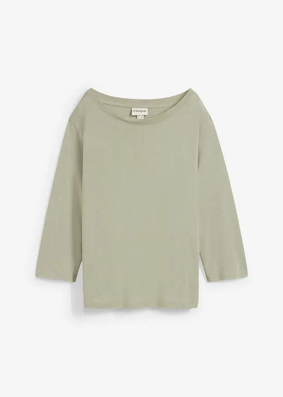 Off shoulder-topp i mjuk modalmix, bonprix