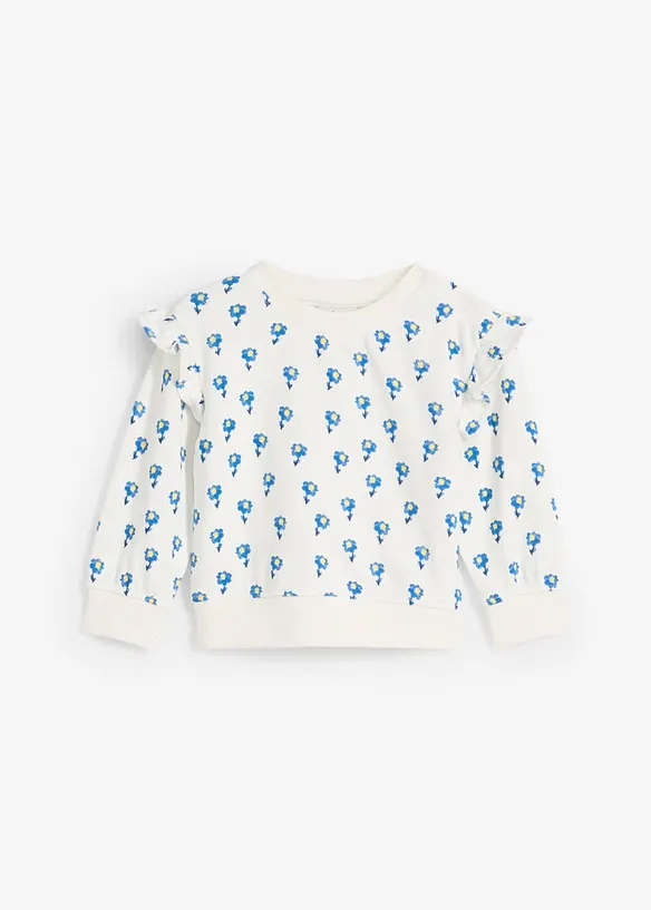 Sweatshirt i ekologisk bomull för bebisar, bonprix