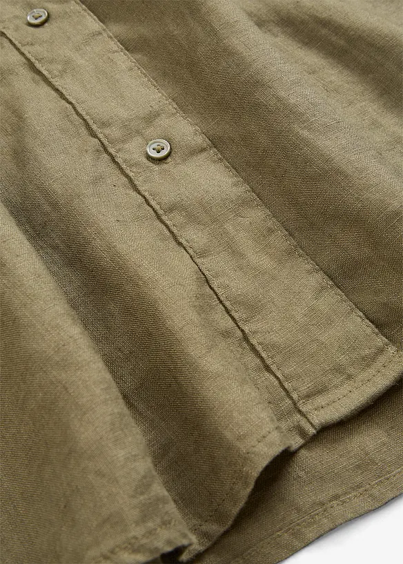 Oversizeblus i rent linne, bonprix