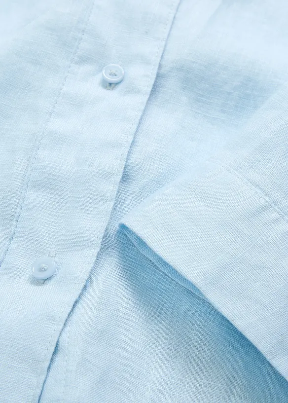 Oversizeblus i rent linne, bonprix