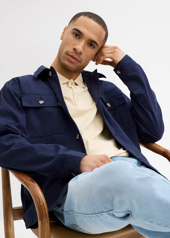 Övergångsjacka av twill, Loose Fit, bonprix