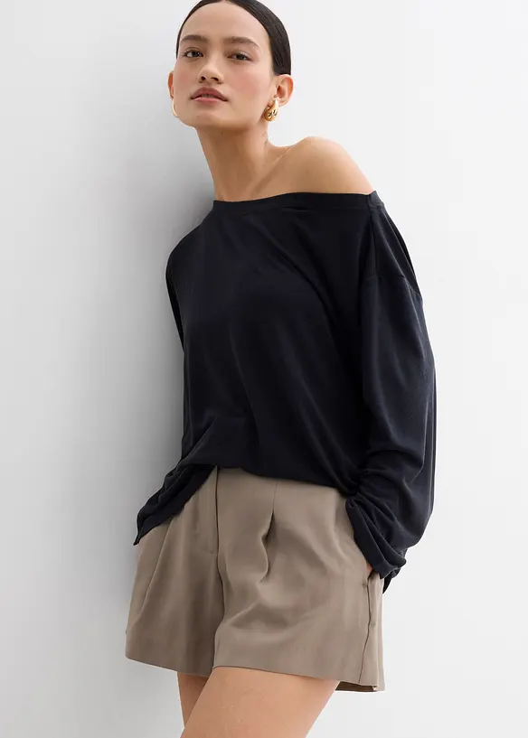 Off shoulder-topp i mjuk modalmix, bonprix