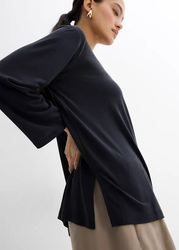 Off shoulder-topp i mjuk modalmix, bonprix