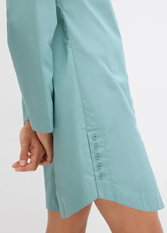 Skjortklänning i ren bomull, bonprix