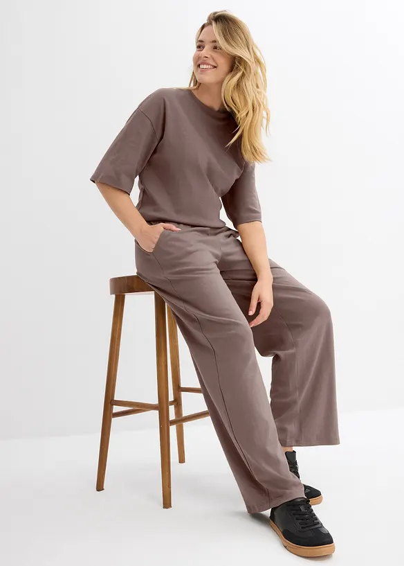 Jerseybyxa av interlockmaterial, bonprix
