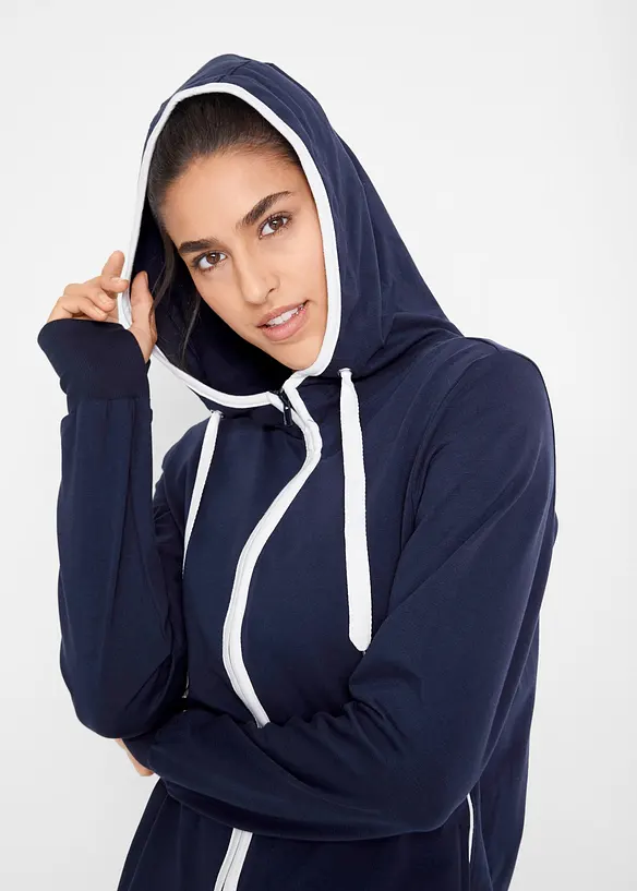 Stretchig munkjacka i bomull, bonprix