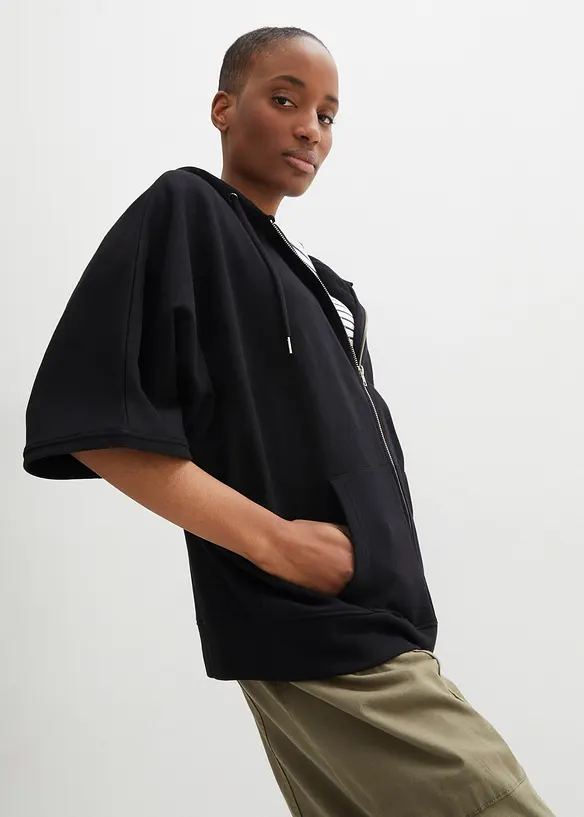 Munkjacka med capelook, av h&aring;llbar bomull, bonprix