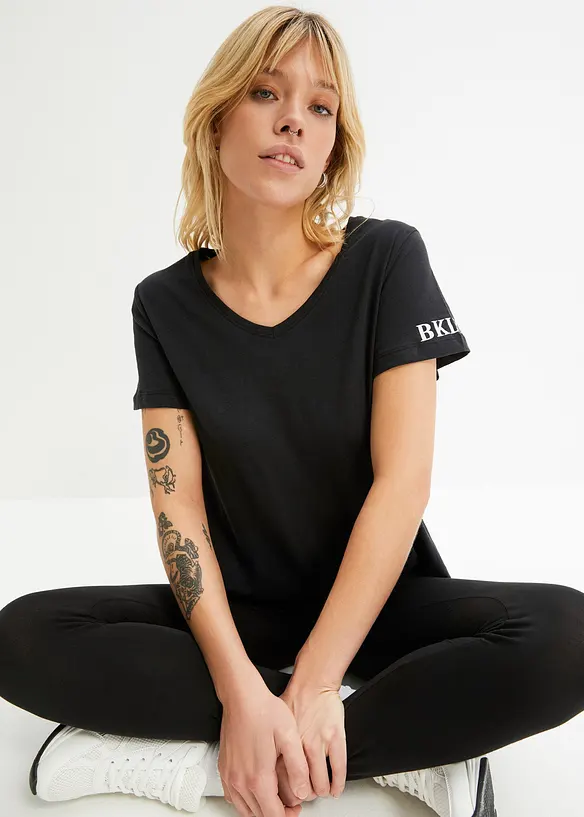 T-shirt i ren bomull, bonprix