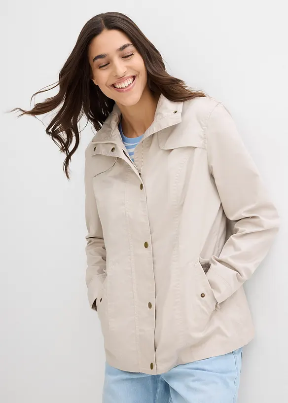 Jacka med st&aring;krage, bonprix