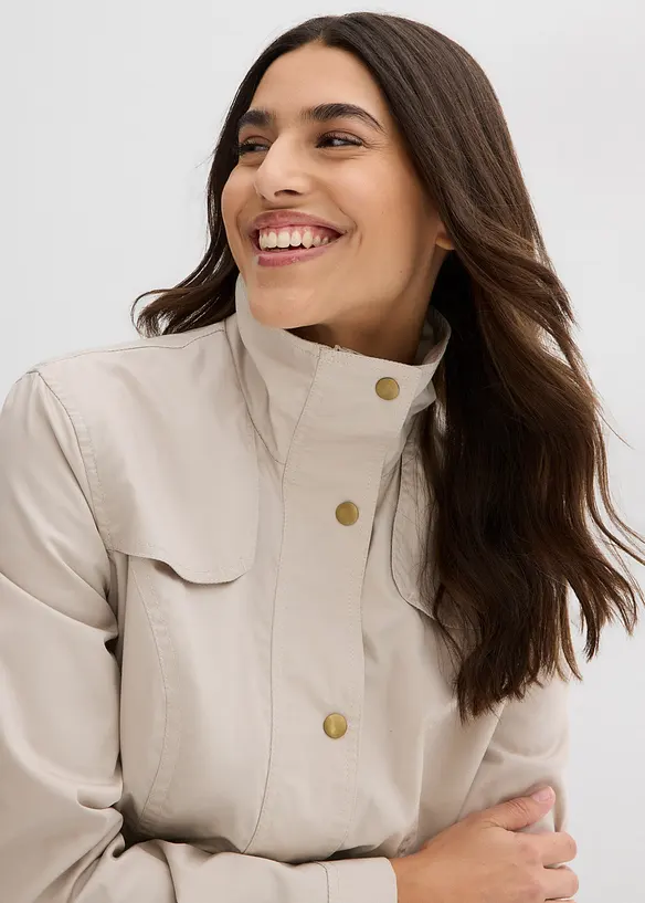 Jacka med st&aring;krage, bonprix