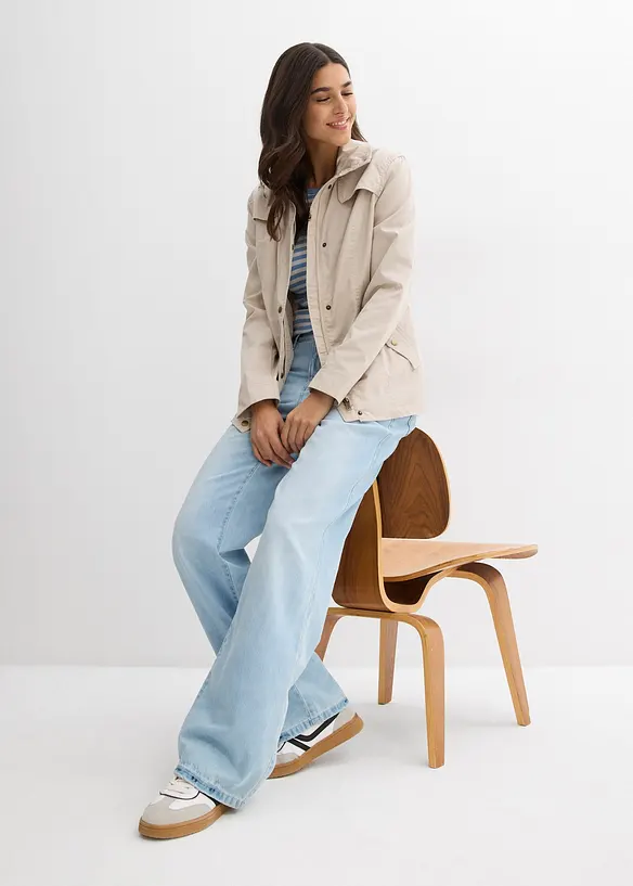 Jacka med st&aring;krage, bonprix