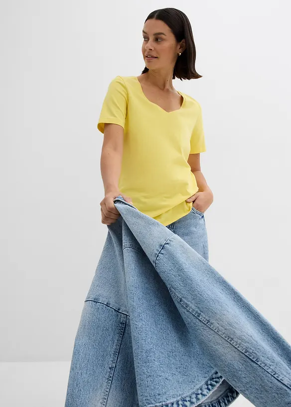 T-shirt med ekologisk bomull, bonprix