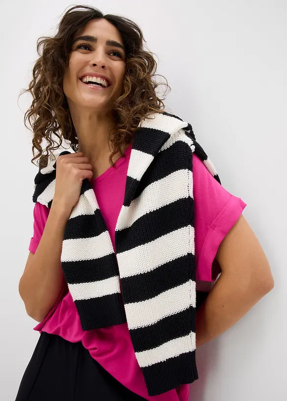 Topp i f&ouml;ljsam viskosmix, bonprix