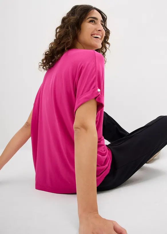 Topp i f&ouml;ljsam viskosmix, bonprix