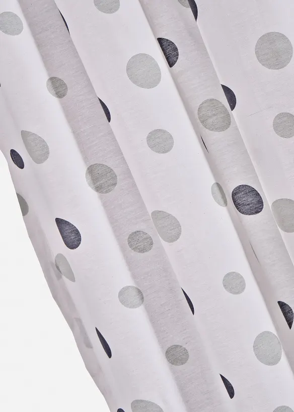 Prickig gardin i återvunnen polyester (1-pack), bonprix