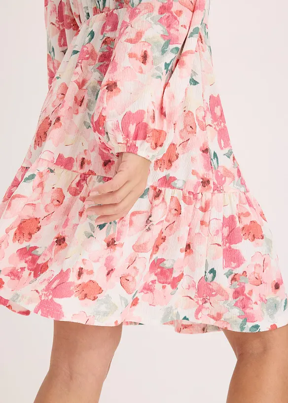 Klänning, mönstrad, bonprix