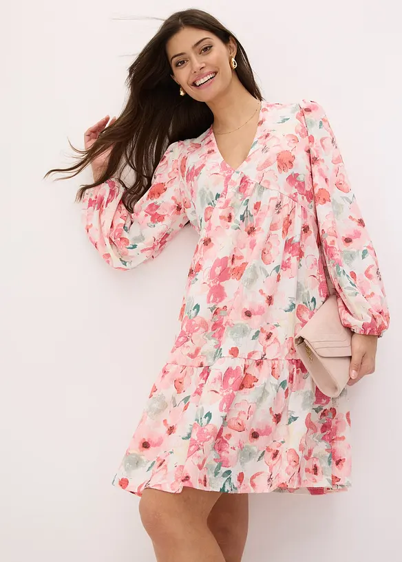 Klänning, mönstrad, bonprix