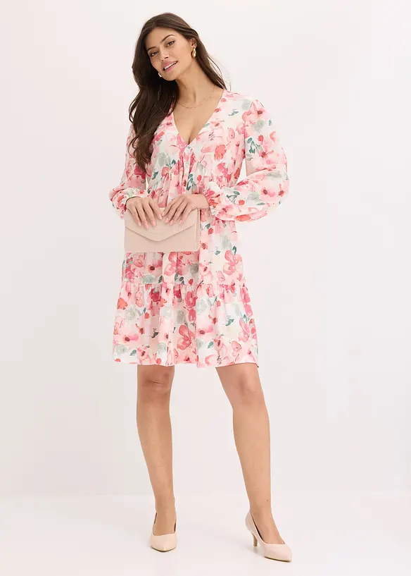 Klänning, mönstrad, bonprix