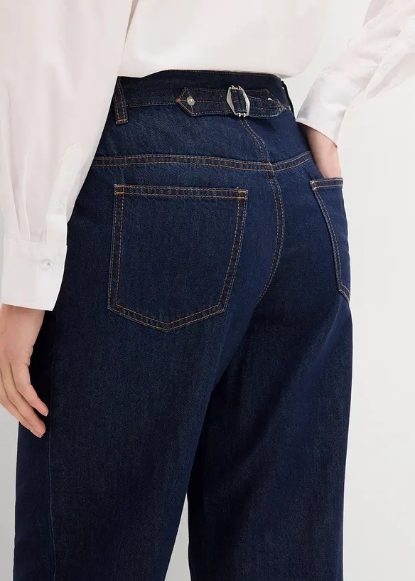 Straight Jeans High Waist, Low Stretch, bonprix
