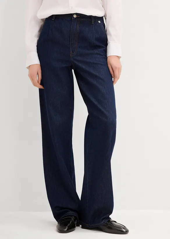 Straight Jeans High Waist, Low Stretch, bonprix