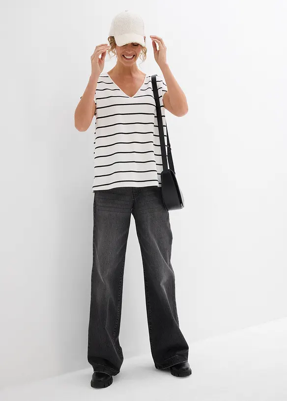 Randig topp, bonprix