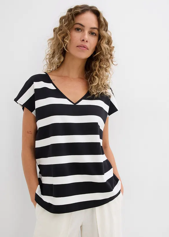 Randig topp, bonprix