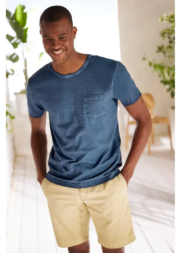 T-shirt med tvättad look, bonprix