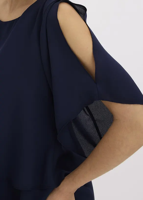 Lång blus i lager på lager-stil, bonprix