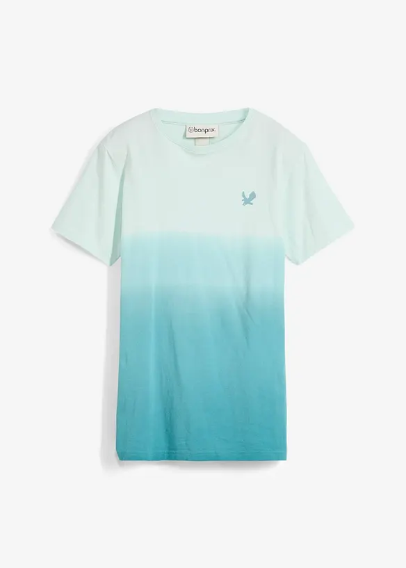 T-shirt med olika färgnyanser för barn, ekologisk bomull, bonprix