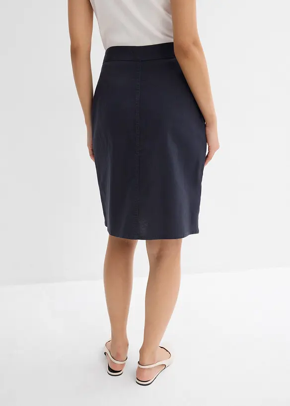 Minikjol av twill, bonprix