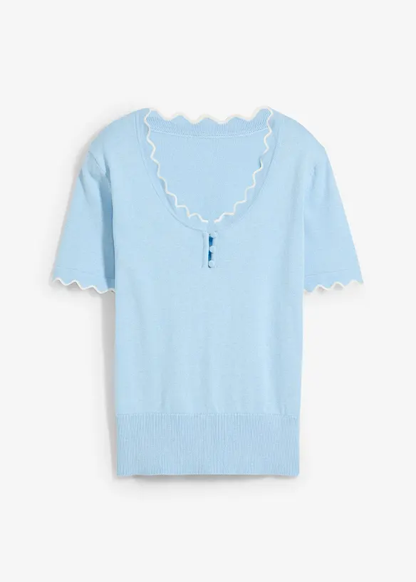 Tröja med sidenandel, bonprix