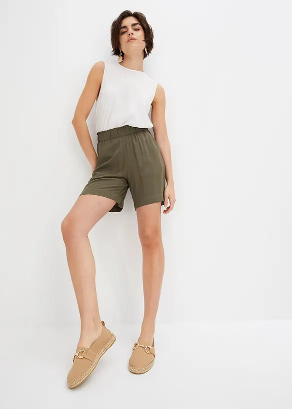 Shorts i viskos, bonprix