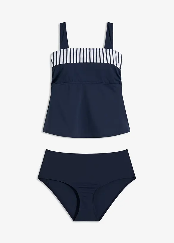 Tankini (2 delar) med breda axelband, bonprix
