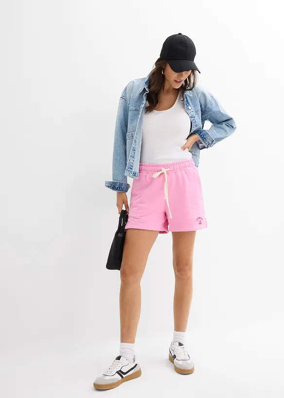 Trikåshorts i ren ekologisk bomull, bonprix
