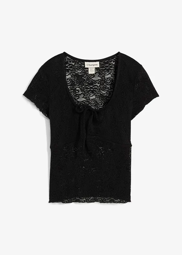 T-shirt i spets, bonprix