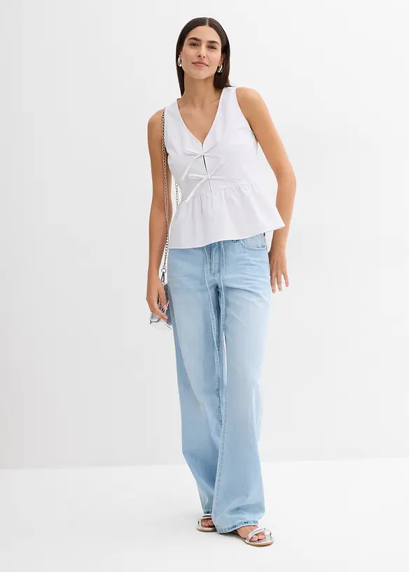Randigt bluslinne, bonprix