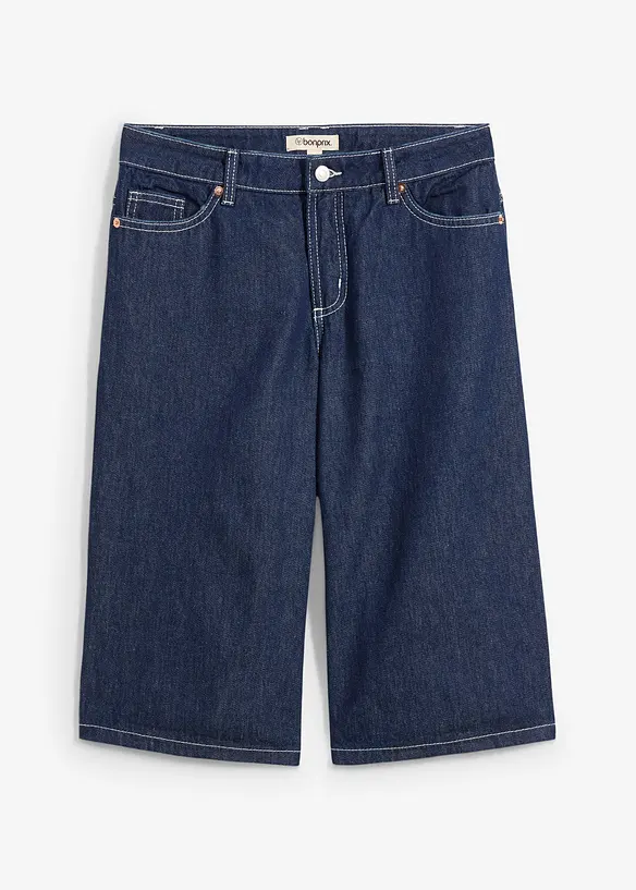 Jeansshorts Mid Waist, Low Stretch, bonprix