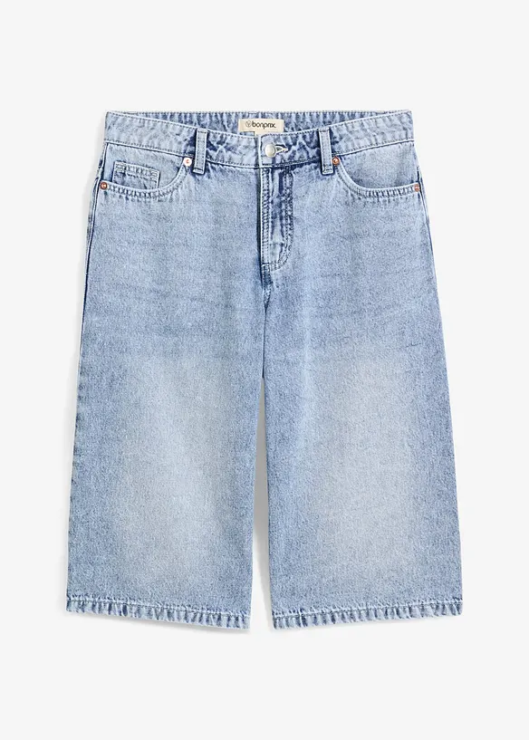 Jeansshorts Mid Waist, Low Stretch, bonprix