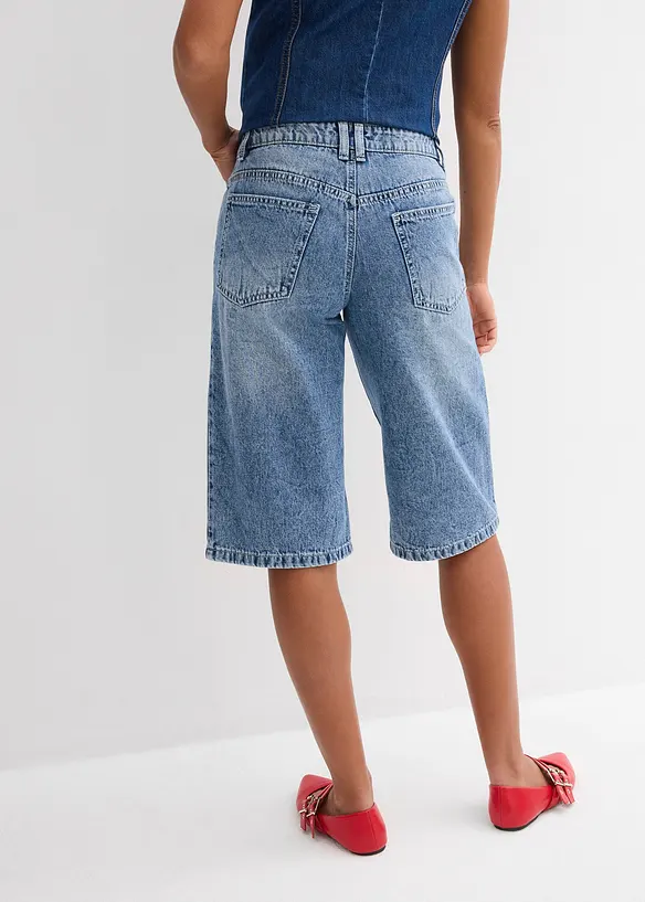 Jeansshorts Mid Waist, Low Stretch, bonprix
