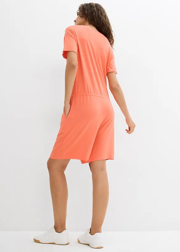 Jumpsuit av viskosmix med vackert fall, bonprix