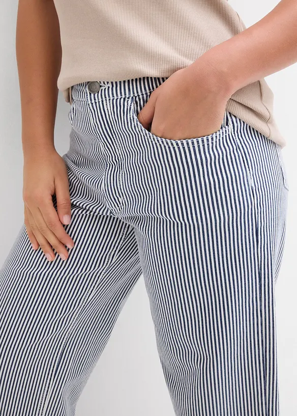 Twillbyxa med bekväm midja, bonprix