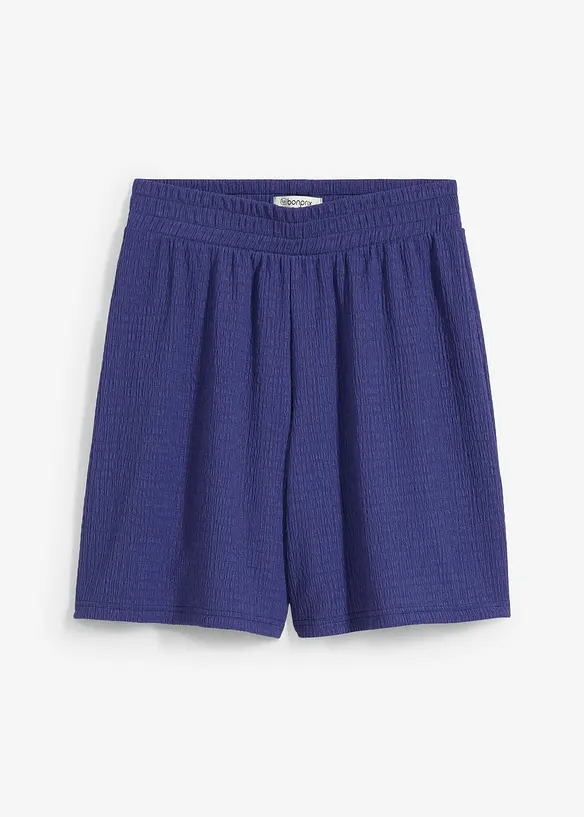Dra på-shorts av kräpp, bonprix
