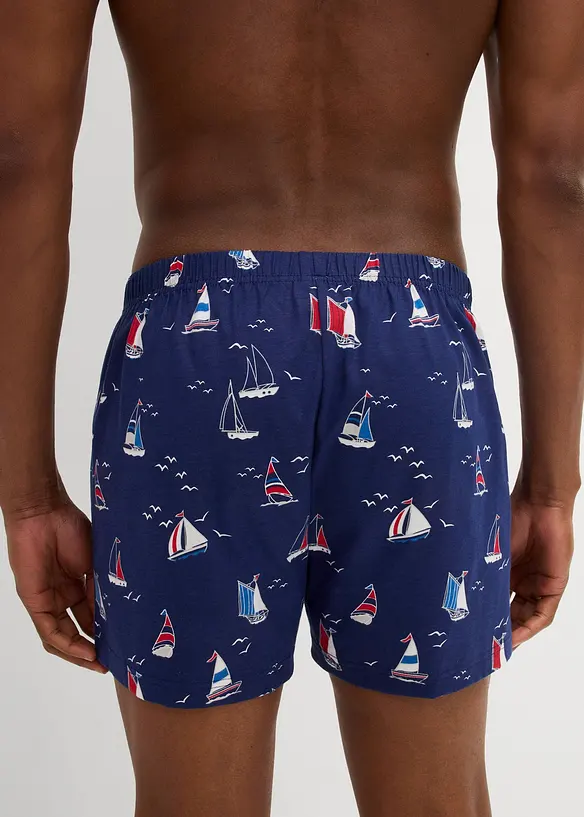 Boxershorts i jersey (3-pack), bonprix