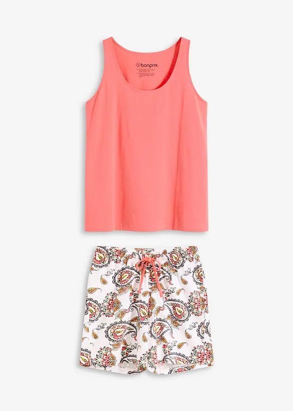 Pyjamas med shorts, bonprix