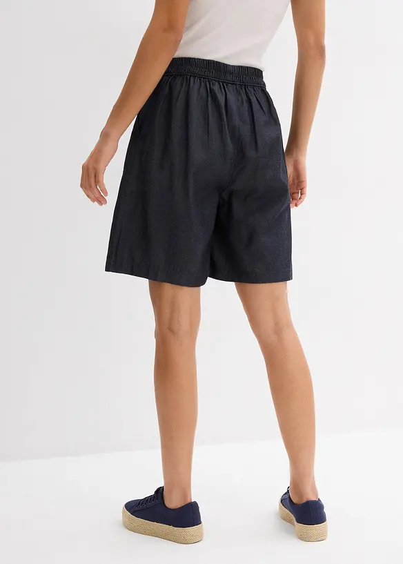 Dra på-shorts med svalkande linne, bonprix